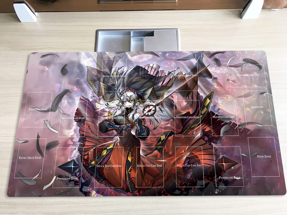Amazon.com: New Mlikemat Playmat Red Cartesia The Virtuous TCG CCG